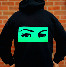 Load image into Gallery viewer, HER EYES / JEJ OCZY Fluorescent :: T-Shirt :: REVERSE PRINT DESIGN :: HTV