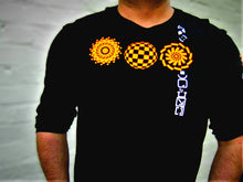 Load image into Gallery viewer, ABSTRACTION 21 | LONG SLEEVE T-SHIRTS | Fluorescent and Chrome Silver