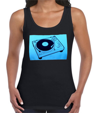 Load image into Gallery viewer, TURNTABLE :: GRAMOFON :: T-Shirt :: REVERSE PRINT DESIGN :: HTV Basic