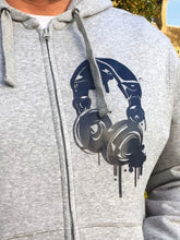 Load image into Gallery viewer, HEADPHONES - ZIP HOODIE :: BLUZA NA ZAMEK Z KAPTUREM