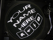 Load image into Gallery viewer, TURNTABLE SLIPMATS | Customize & Templates ( Add Your DJ Name )