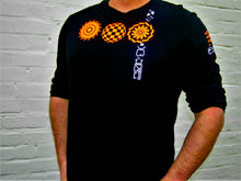 Load image into Gallery viewer, ABSTRACTION 21 | LONG SLEEVE T-SHIRTS | Fluorescent and Chrome Silver
