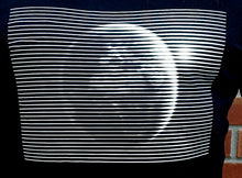 Load image into Gallery viewer, PLANET EARTH | optical striped silver image
