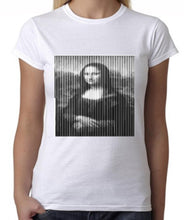 Load image into Gallery viewer, MONA LISA  | optical striped image :: optyczny obrazek w paski :: Super durable
