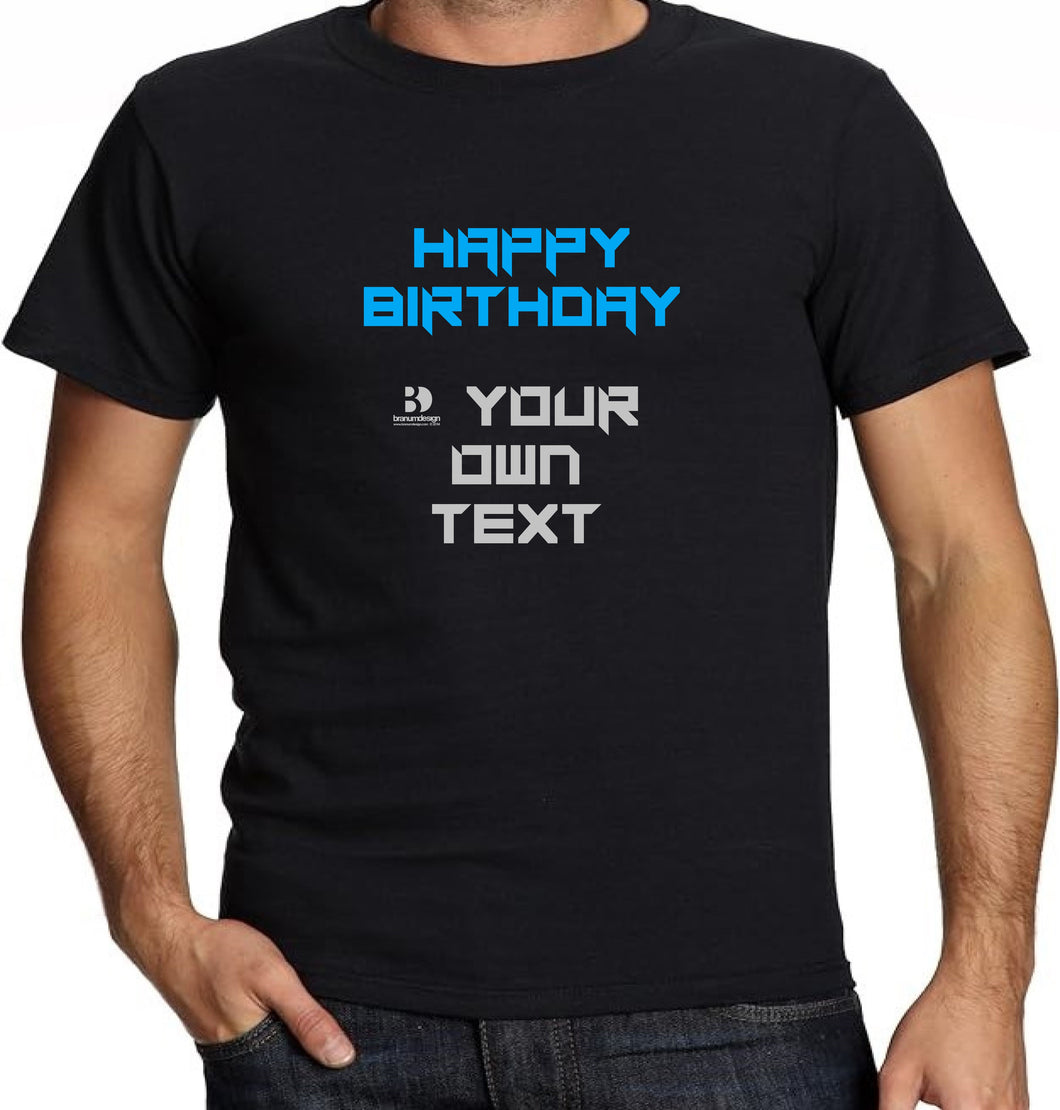 CREATE YOUR OWN CELEBRATION T-SHIRT