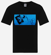 Load image into Gallery viewer, OLD SCHOOL :: T-Shirt :: REVERSE PRINT DESIGN :: HTV Basic
