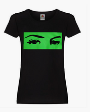 Load image into Gallery viewer, HER EYES / JEJ OCZY Fluorescent :: T-Shirt :: REVERSE PRINT DESIGN :: HTV
