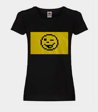 Load image into Gallery viewer, PIXEL SMILE :: T-Shirt :: REVERSE PRINT DESIGN :: HTV Basic

