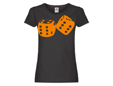 Load image into Gallery viewer, T-SHIRT :: TEMPLATE ::: Lucky ( Basic Orange or Black )
