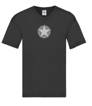 Load image into Gallery viewer, T-SHIRT :: TEMPLATE ::: Star ( Chrome Silver or Hologram )
